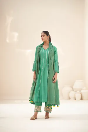 A-Line Flared Kurta  Set