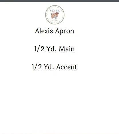 Alexis Apron