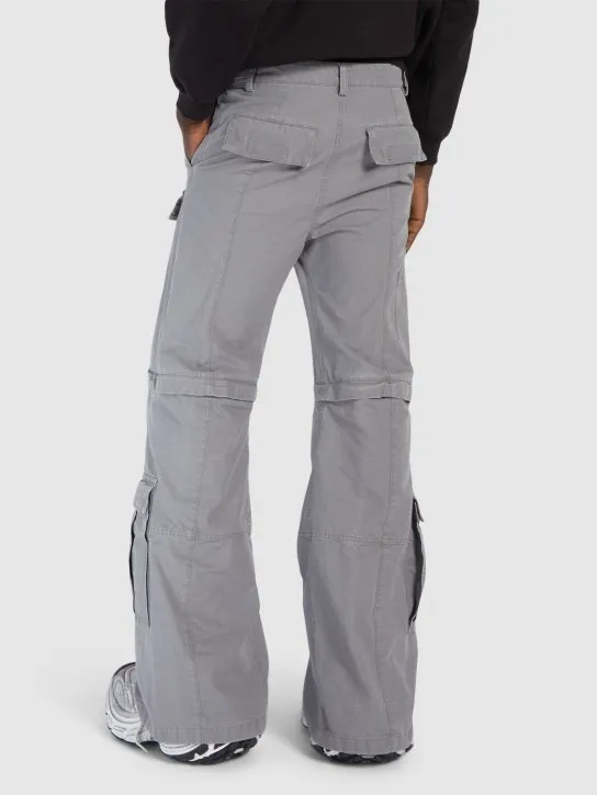 Balenciaga   Flared cotton cargo pants 