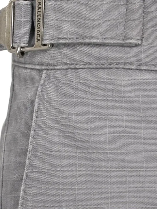Balenciaga   Flared cotton cargo pants 