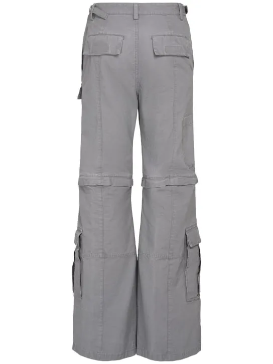 Balenciaga   Flared cotton cargo pants 