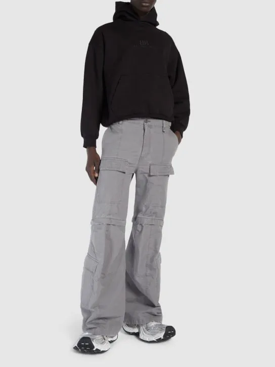Balenciaga   Flared cotton cargo pants 