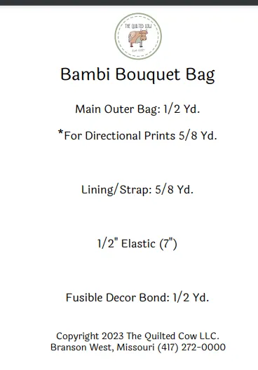 Bambi's Bouquet Bag