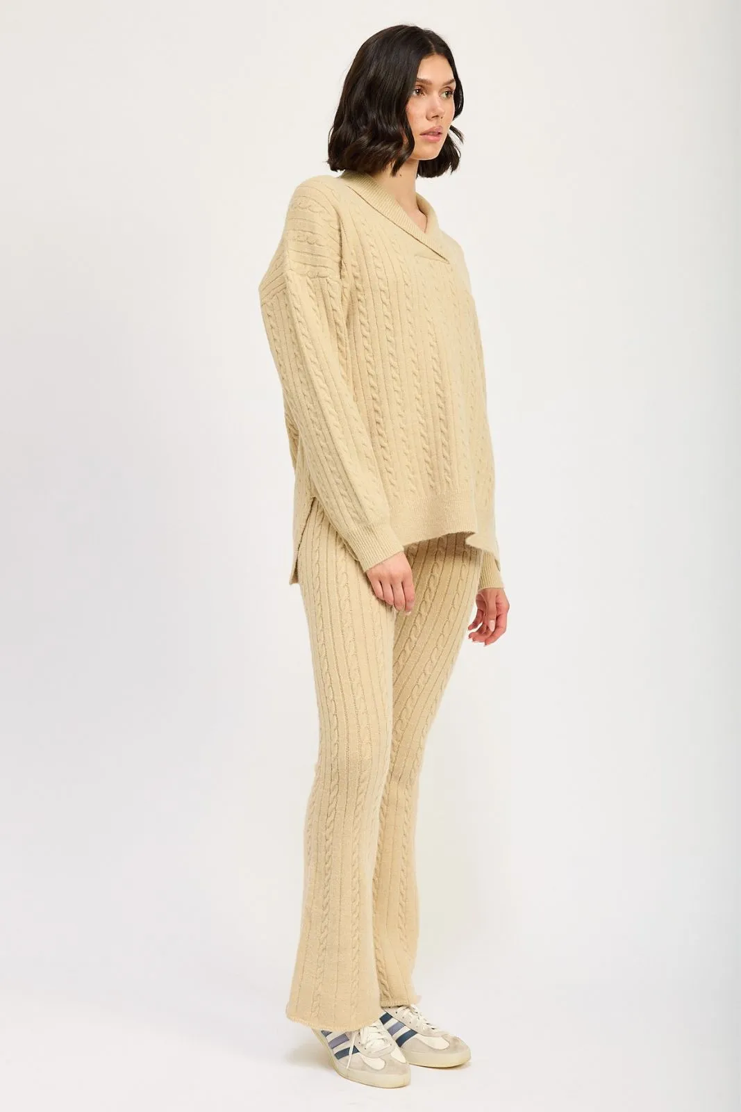 Belle Cable Knit Pants