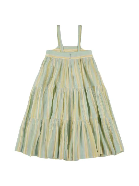 Bonpoint   Printed froissé cotton dress 