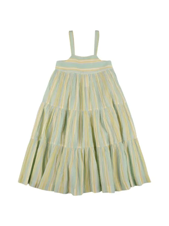 Bonpoint   Printed froissé cotton dress 