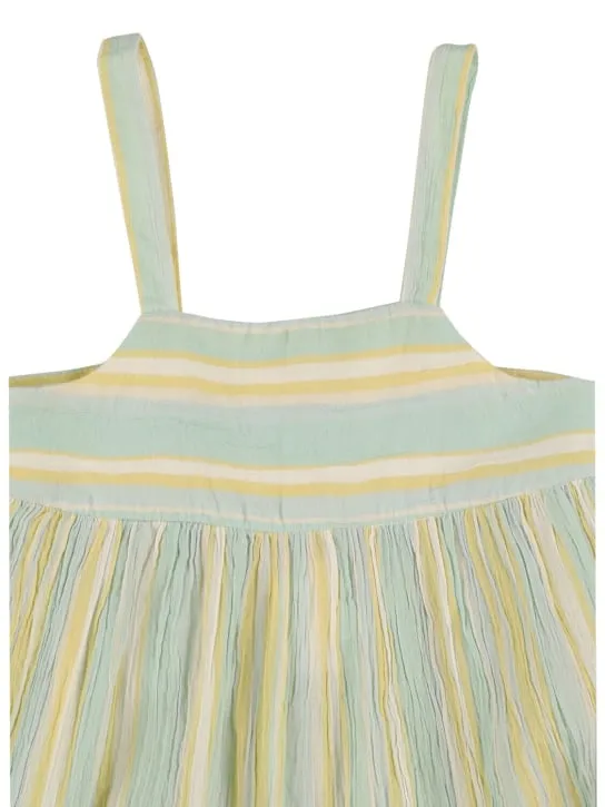 Bonpoint   Printed froissé cotton dress 