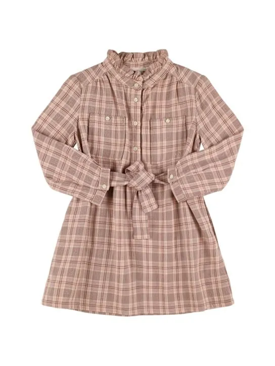 Bonpoint   Printed viscose &amp; wool dress 