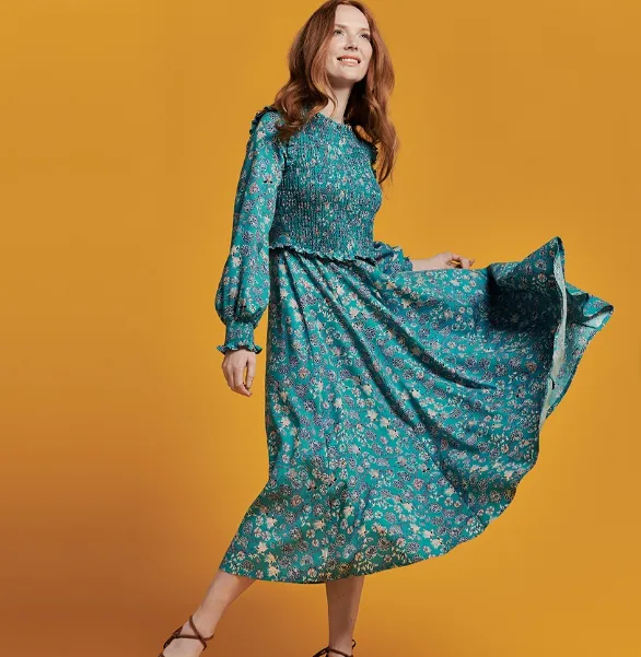Chandri Tencel Midi Dress