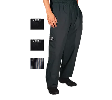 Chef Revival P024BK-3X Triple X-Large Chef's Pants