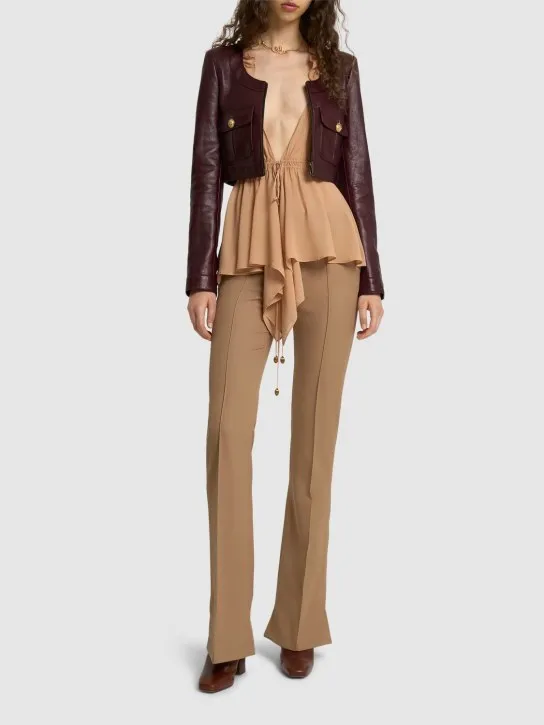 Chloé   Flared wool pants 