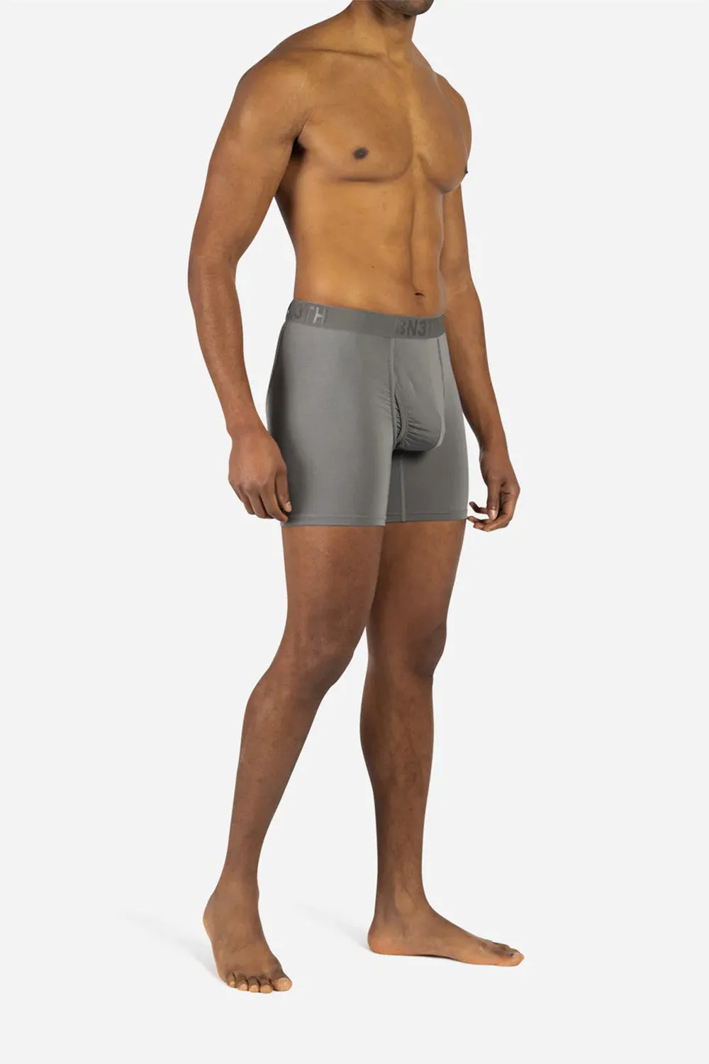 CLASSIC BOXER BRIEF WITH FLY Gargoyle