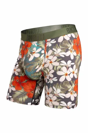 CLASSIC BOXER BRIEF WITH FLY Hibiscus Paradise Indo