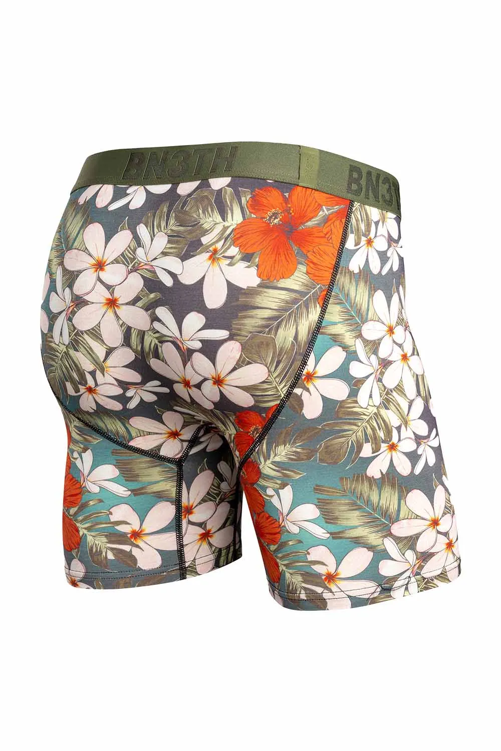 CLASSIC BOXER BRIEF WITH FLY Hibiscus Paradise Indo