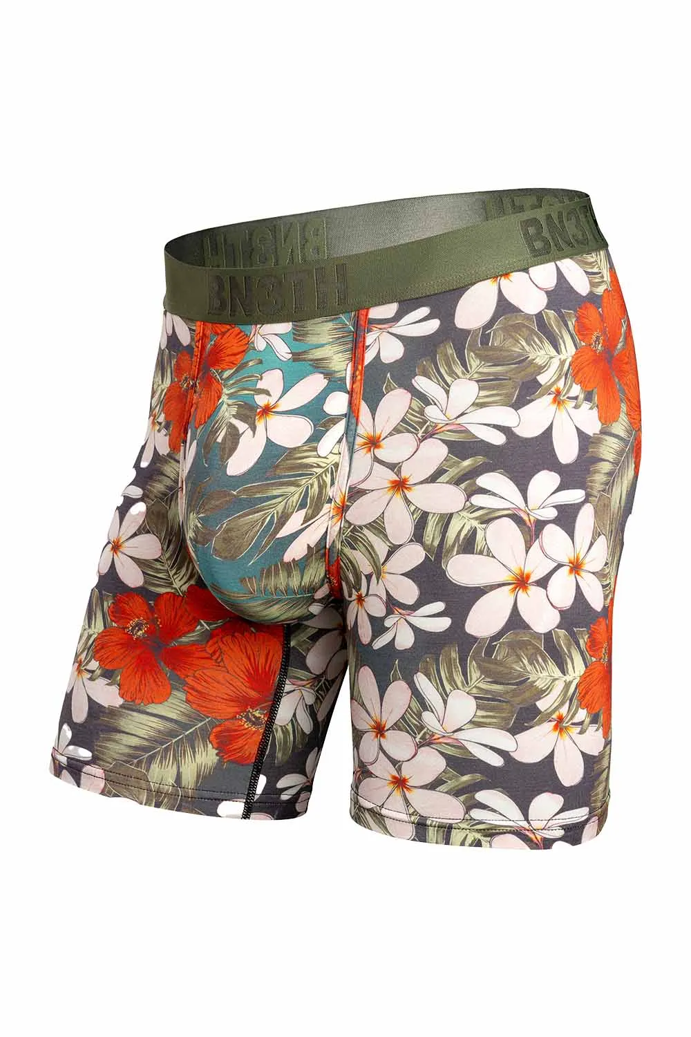 CLASSIC BOXER BRIEF WITH FLY Hibiscus Paradise Indo