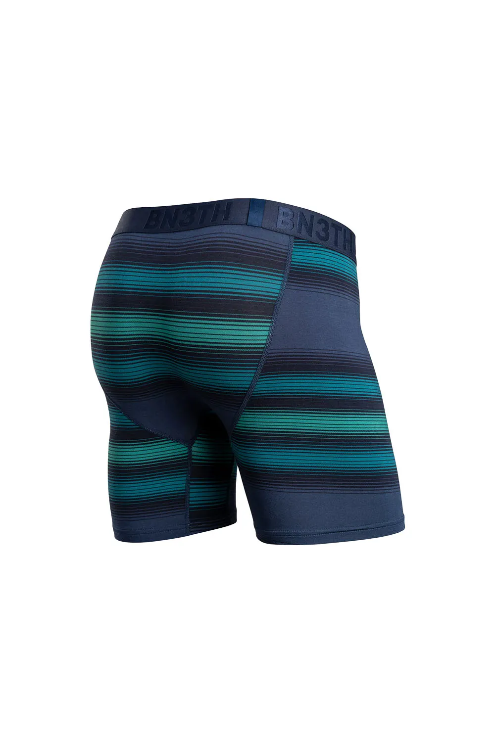 CLASSIC BOXER BRIEF WITH FLY Rhythm Stripe Navy
