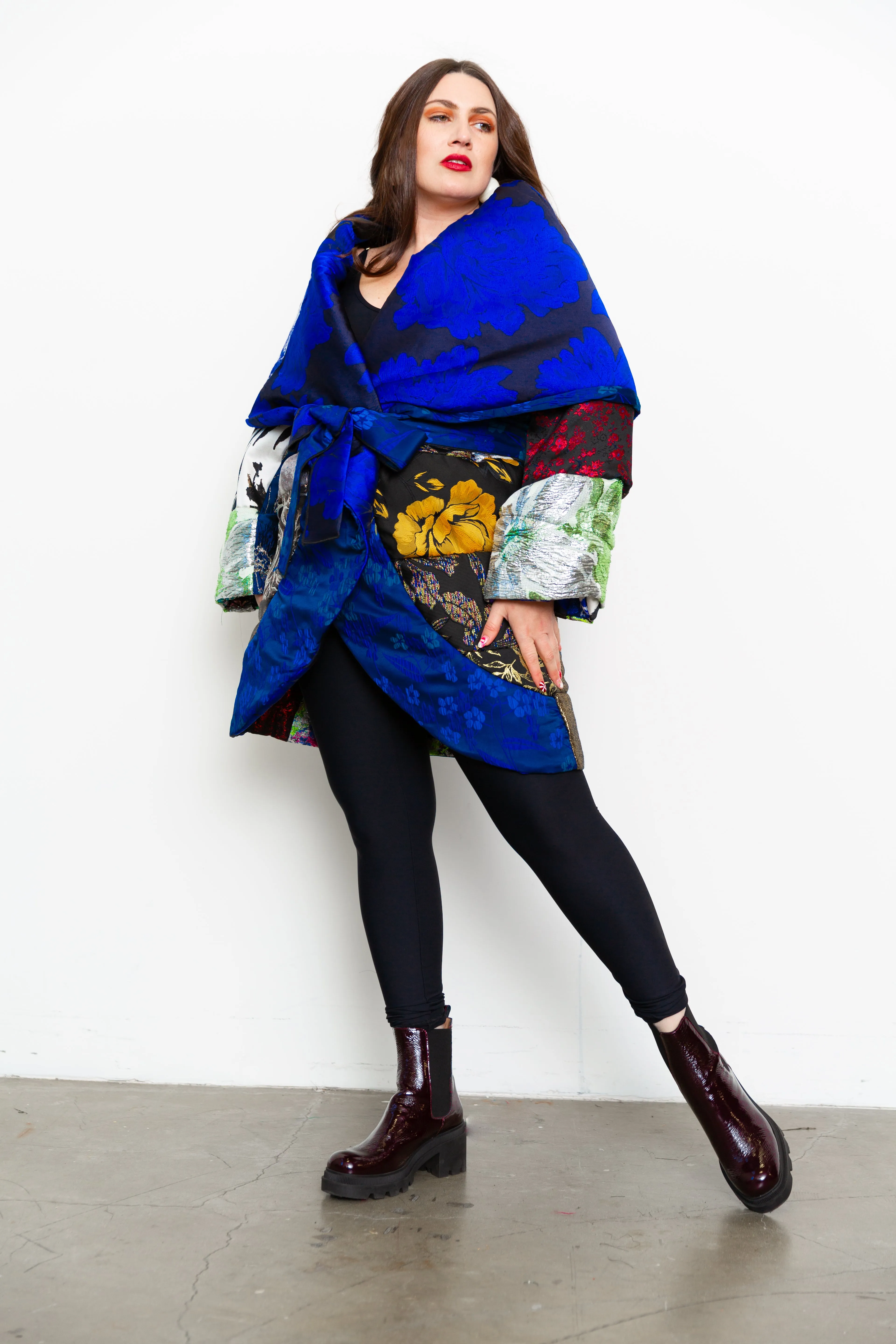 Cocoon Coat "Patchwork No. 4"
