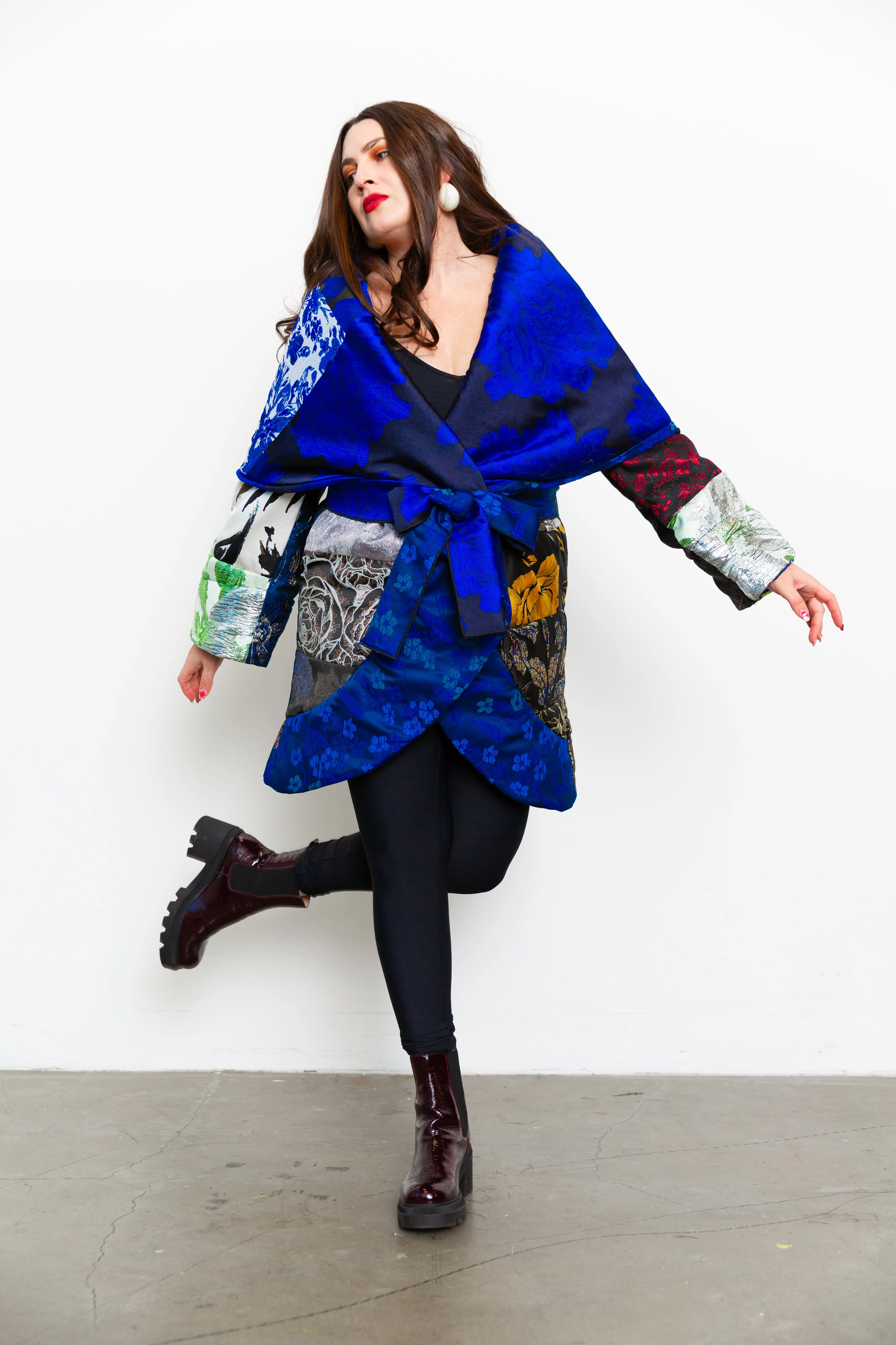 Cocoon Coat "Patchwork No. 4"