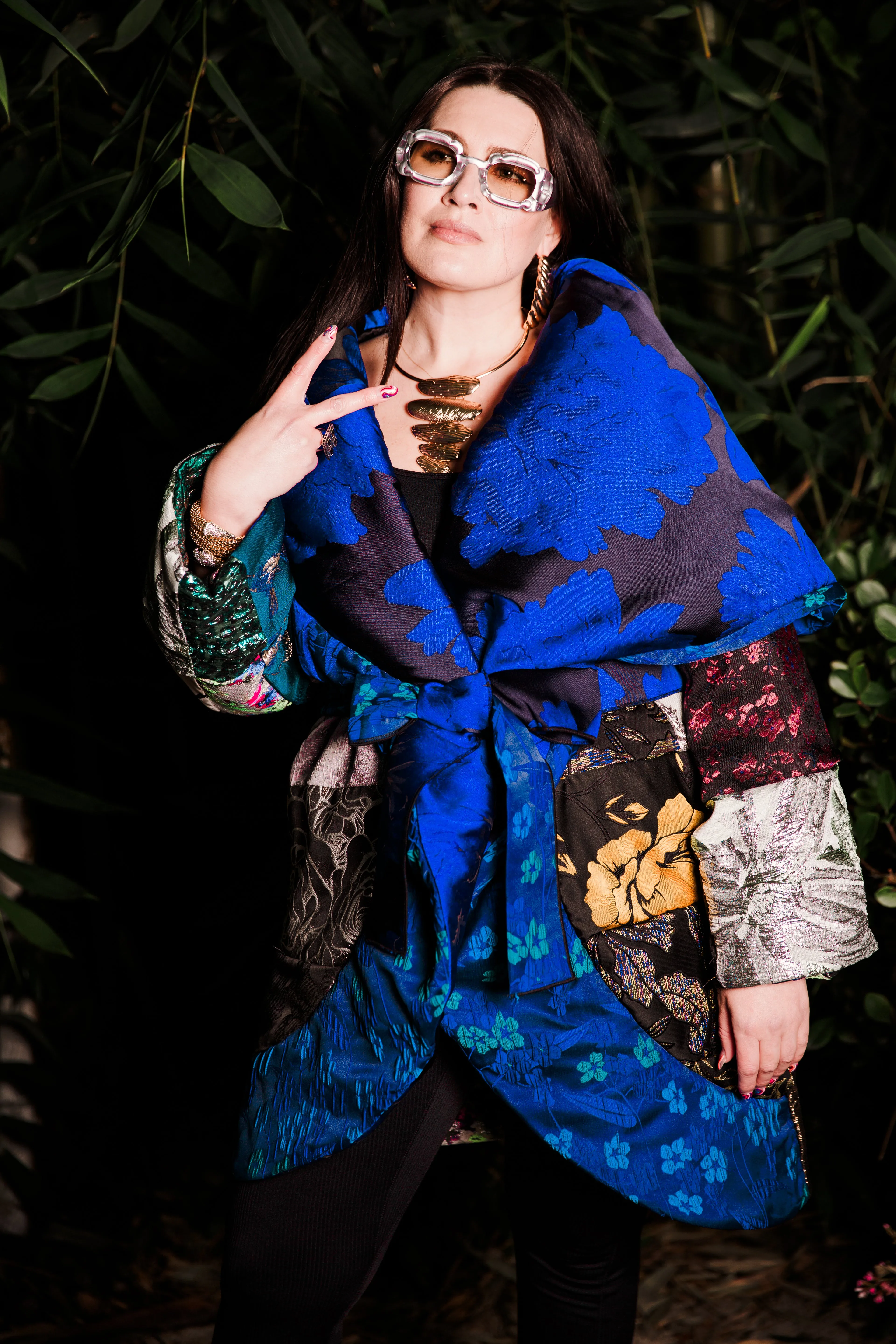 Cocoon Coat "Patchwork No. 4"