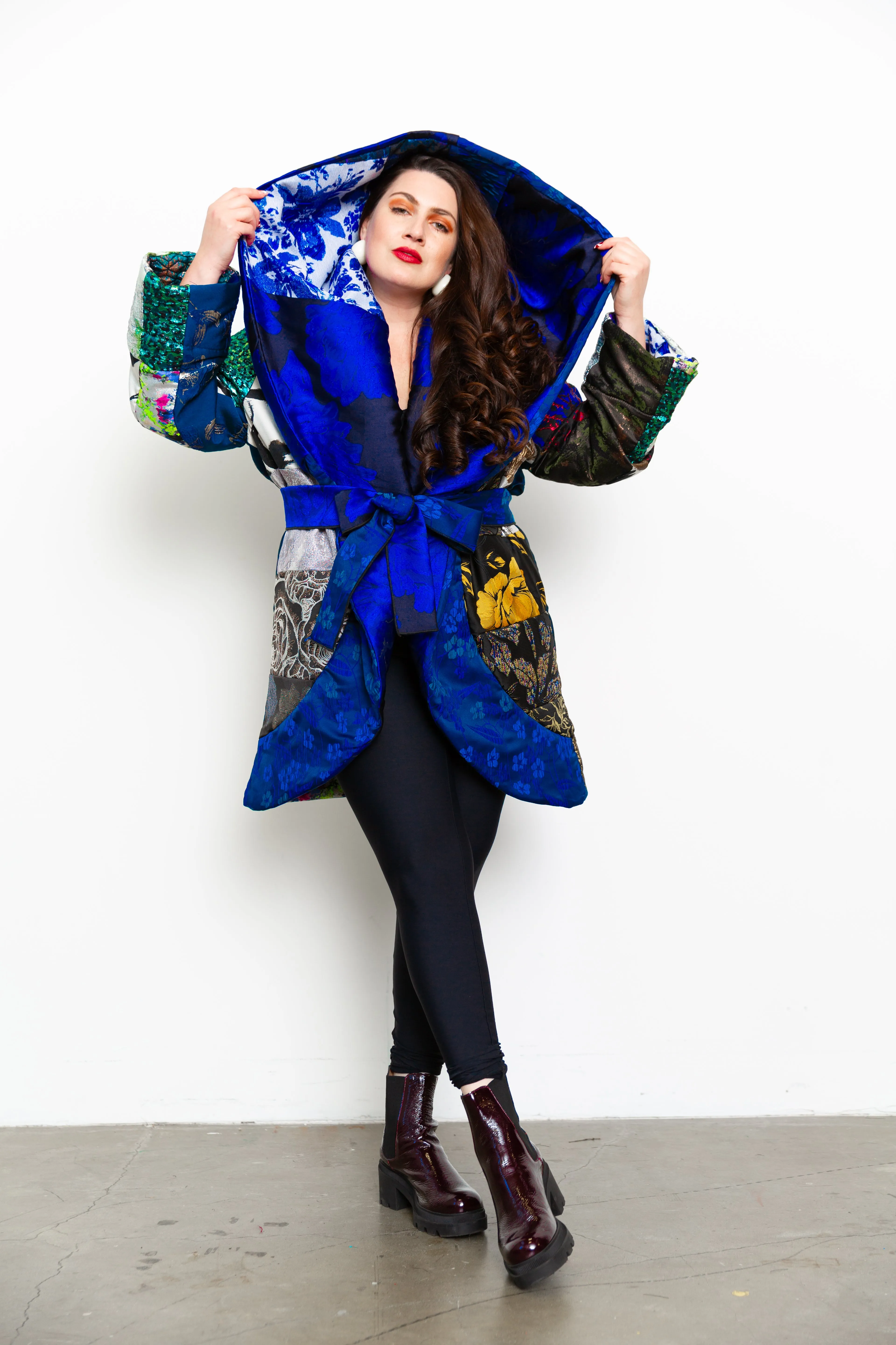 Cocoon Coat "Patchwork No. 4"