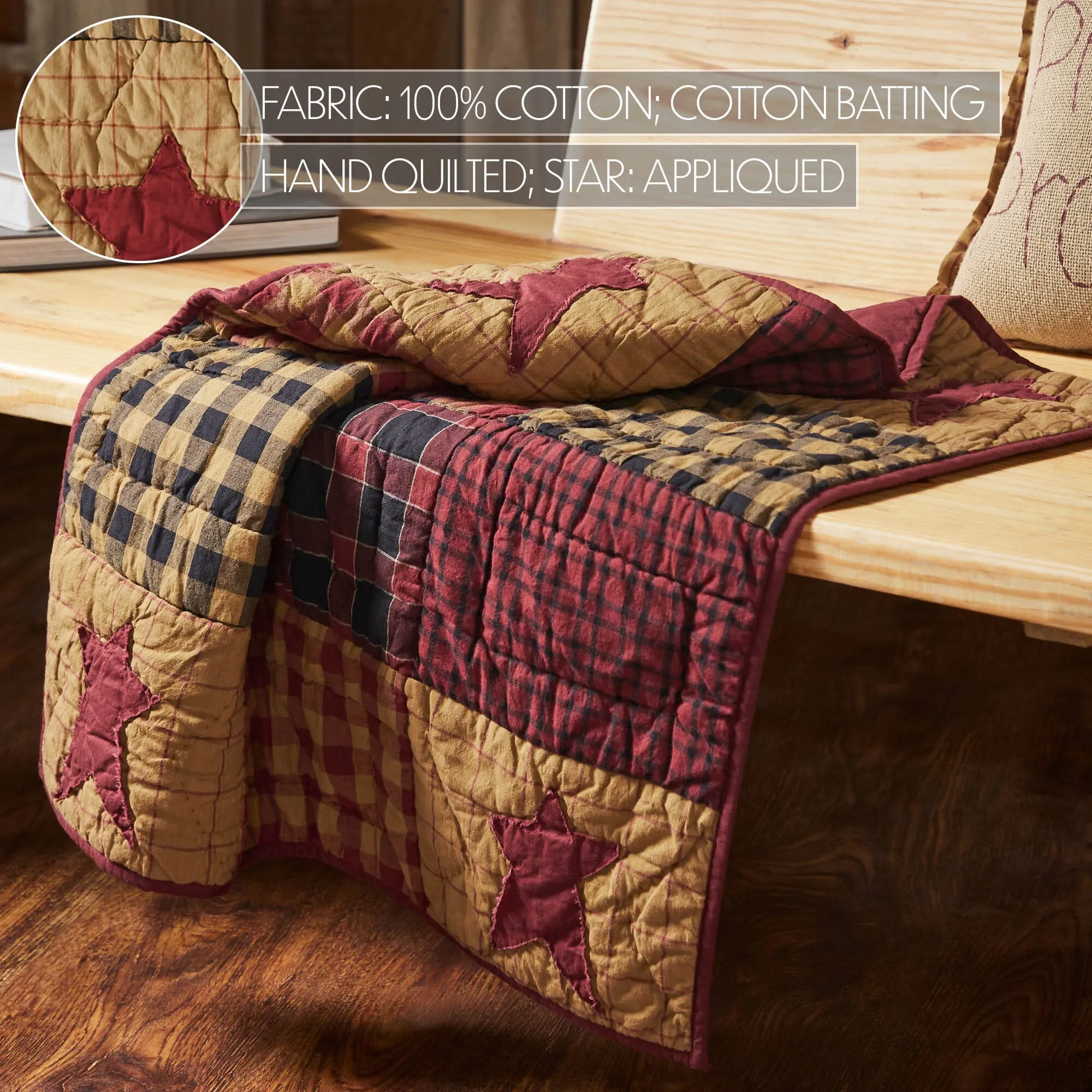 Connell Quilted Lap Throw 30x30"