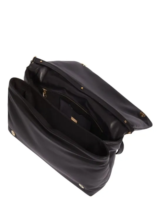 Dolce&amp;Gabbana   Medium Logo soft nappa shoulder bag 