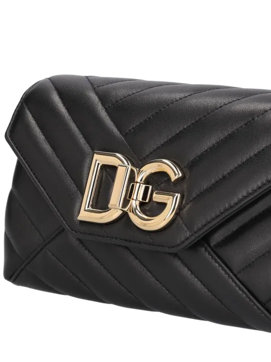 Dolce&amp;Gabbana   Small quilted leather shoulder bag 