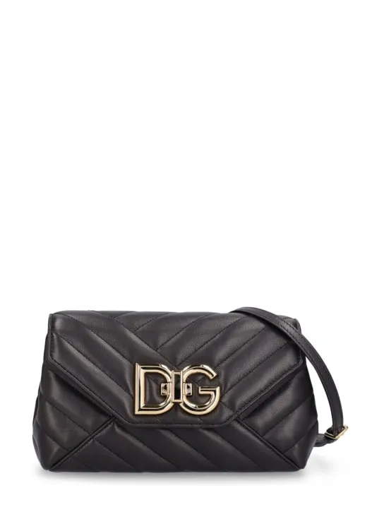 Dolce&amp;Gabbana   Small quilted leather shoulder bag 