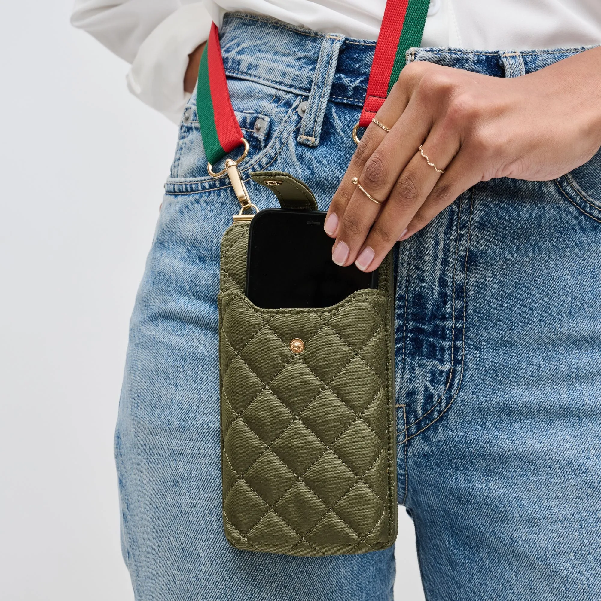 Duality - Quilted Cell Phone Crossbody