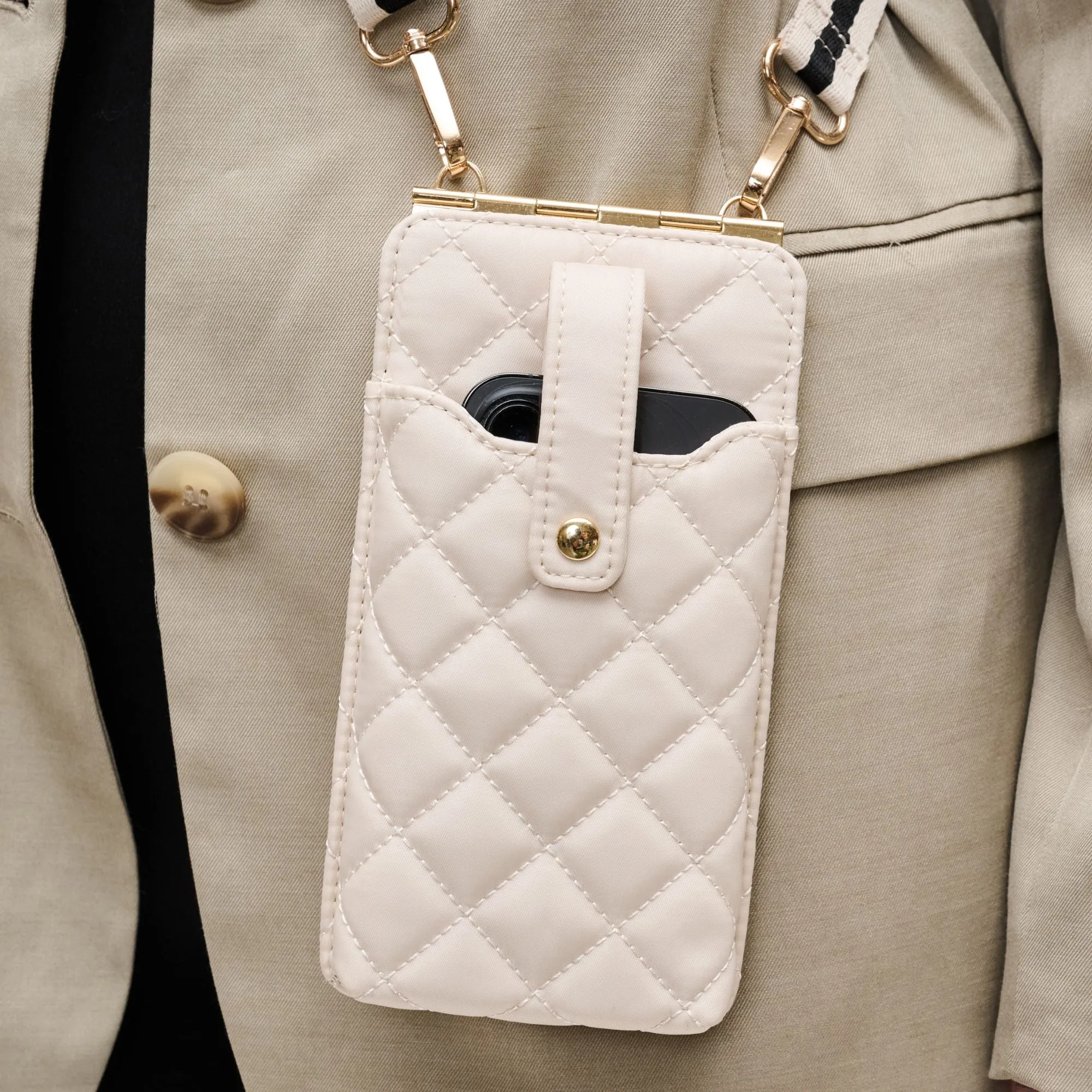 Duality - Quilted Cell Phone Crossbody