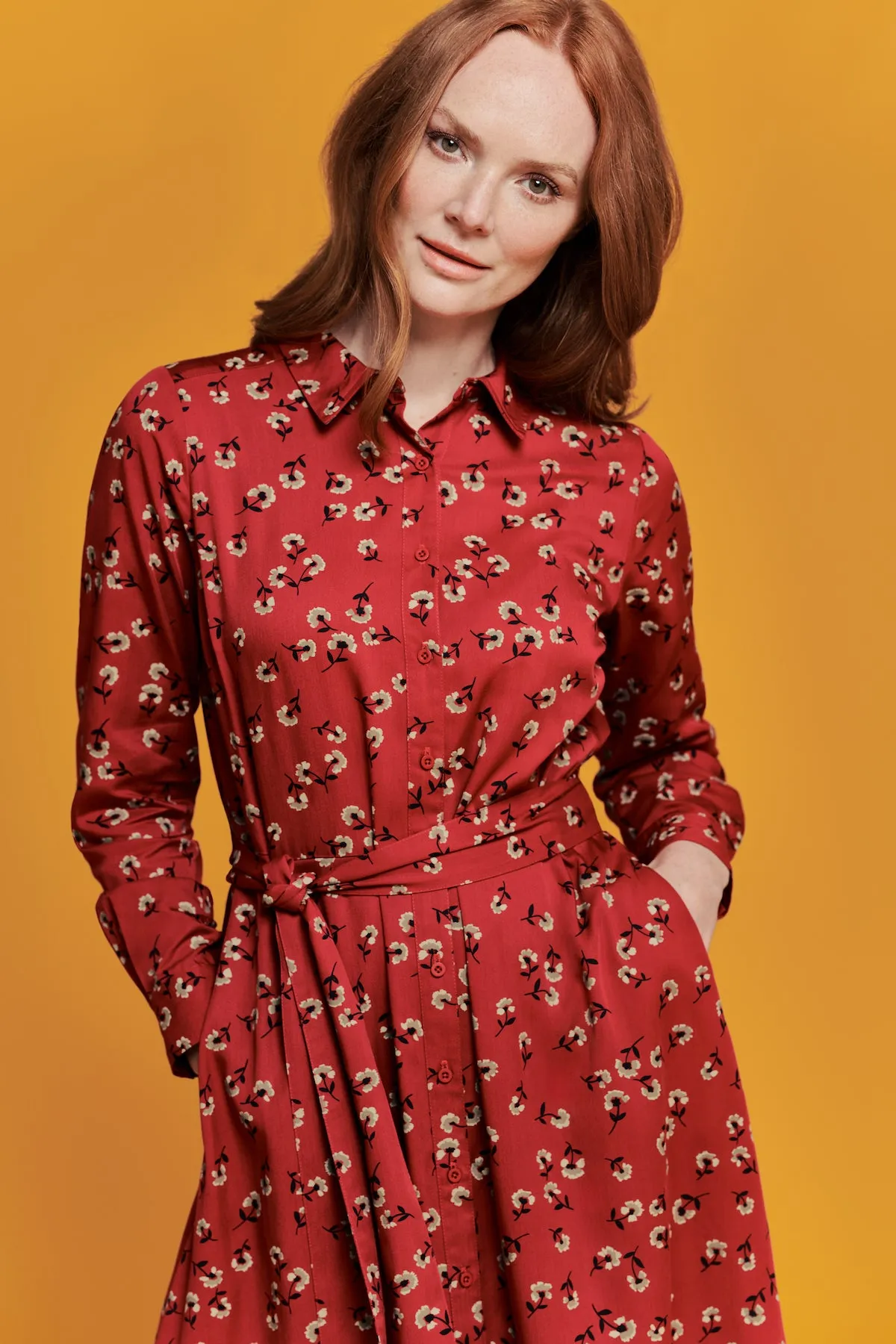 Eloise Tencel Shirt Dress