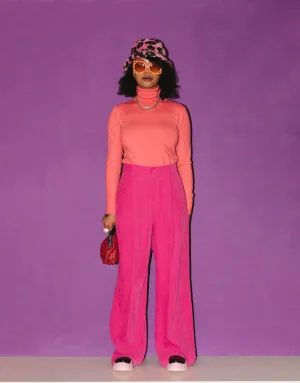Extreme wide highwaisted pantalon