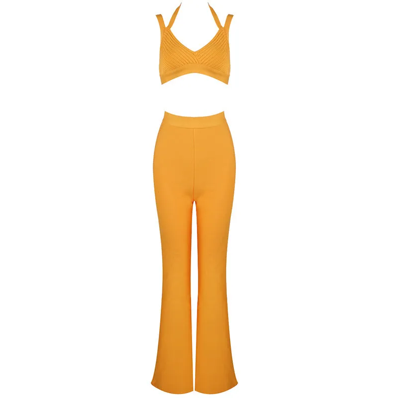 Flared Pant Bandage Yacht Suit