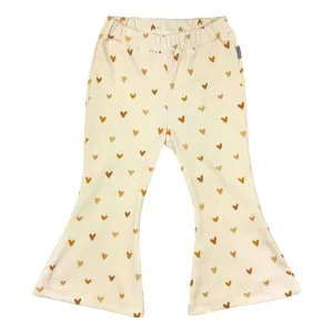 Flared Pants Rib Hearts