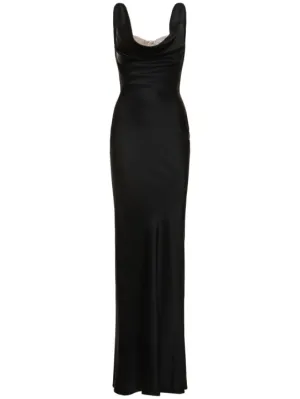 Giuseppe Di Morabito   Satin long dress 