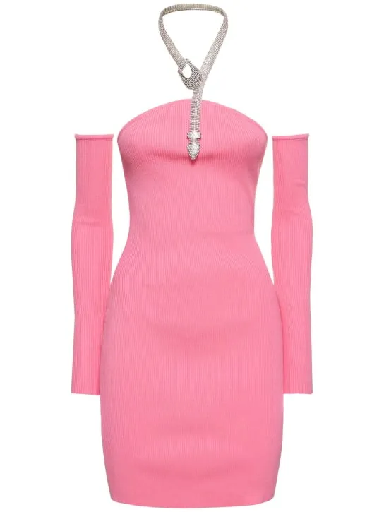 Giuseppe Di Morabito   Stretch cotton mini dress 