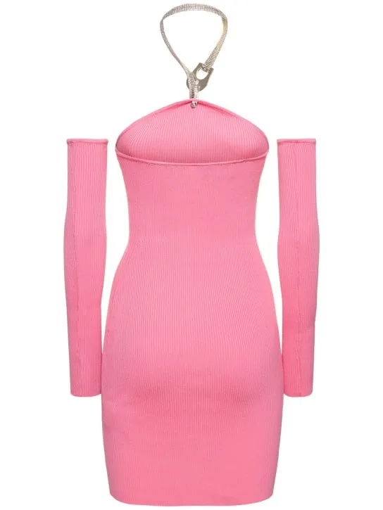 Giuseppe Di Morabito   Stretch cotton mini dress 