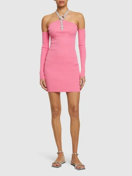 Giuseppe Di Morabito   Stretch cotton mini dress 
