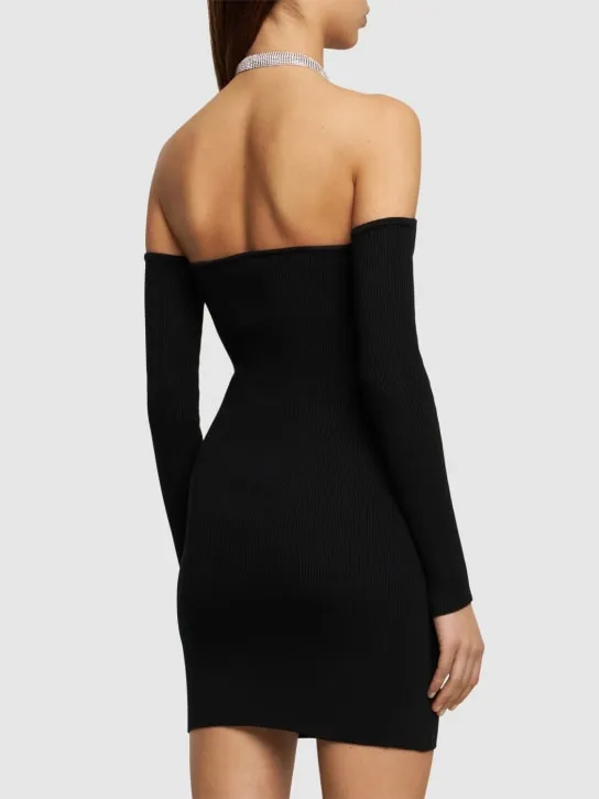 Giuseppe Di Morabito   Stretch cotton mini dress 
