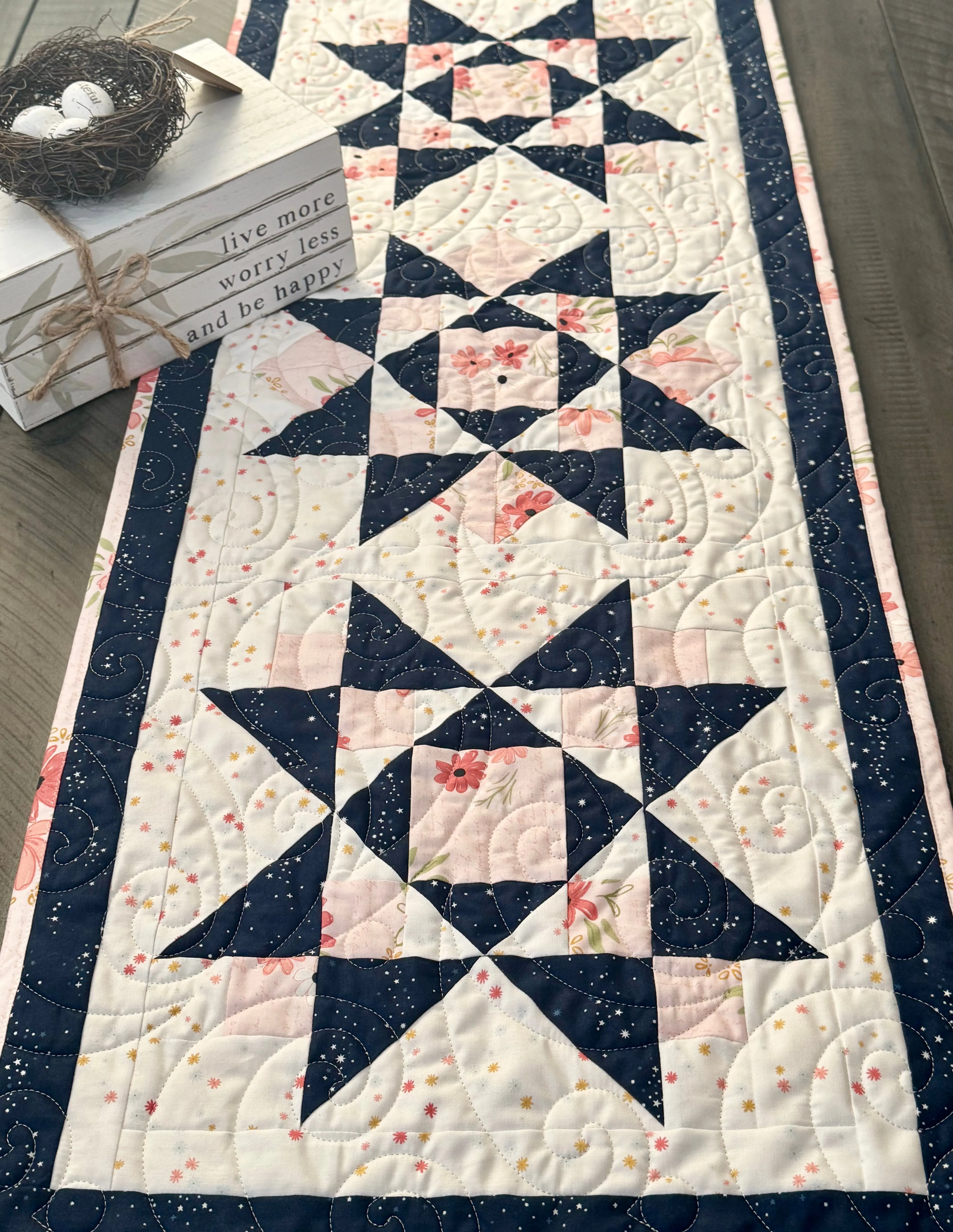 Helpful Heifer A Half Yard Pattern Table Runner #52