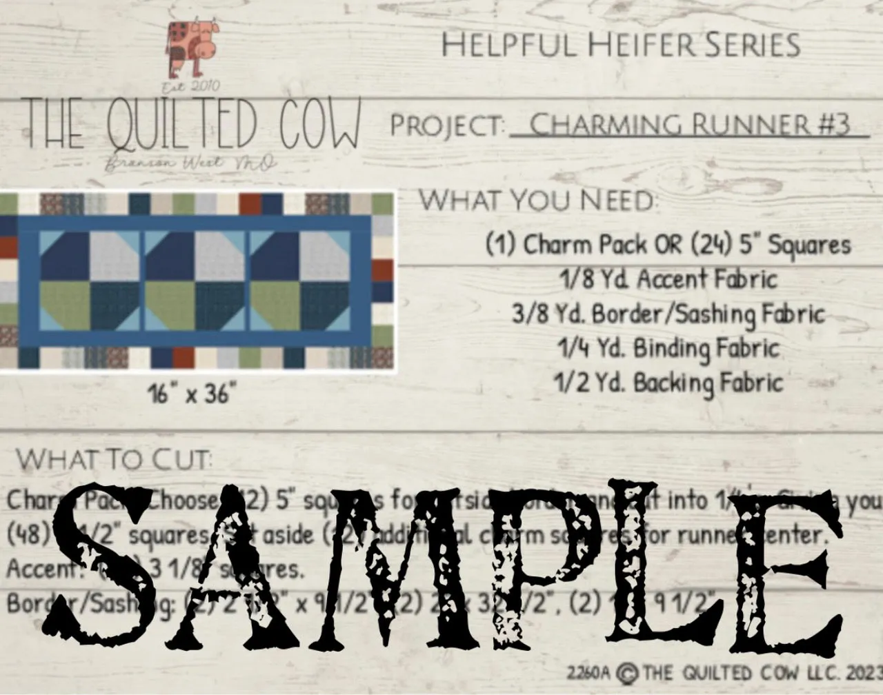 Helpful Heifer Charming Runner #3
