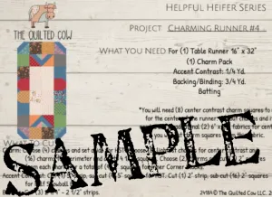 Helpful Heifer Charming Runner #4