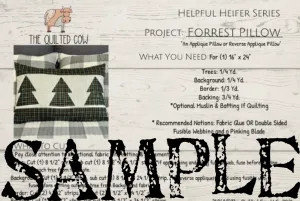 Helpful Heifer Forrest Pillow