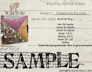 Helpful Heifer Grayson Pillow