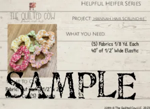 Helpful Heifer Hannah Hair Scrunchies