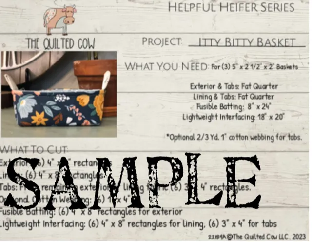 Helpful Heifer Itty Bitty Basket