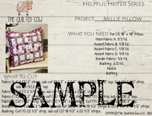 Helpful Heifer Millie Pillow