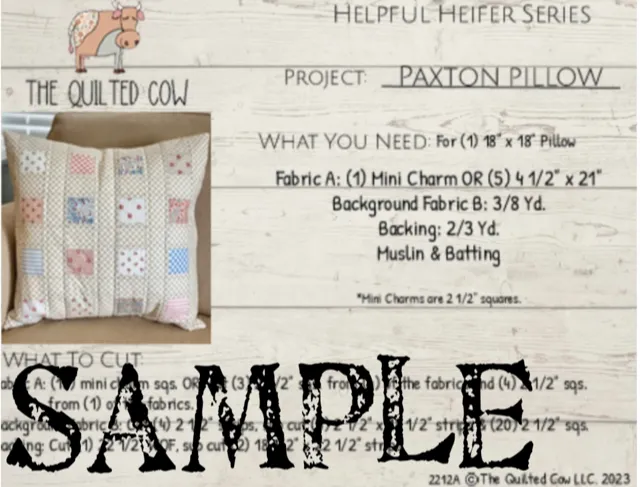 Helpful Heifer Paxton Pillow