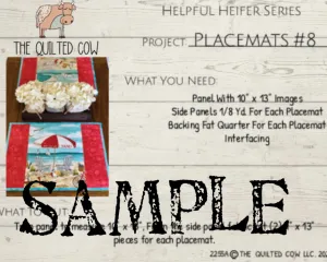 Helpful Heifer Placemats #8