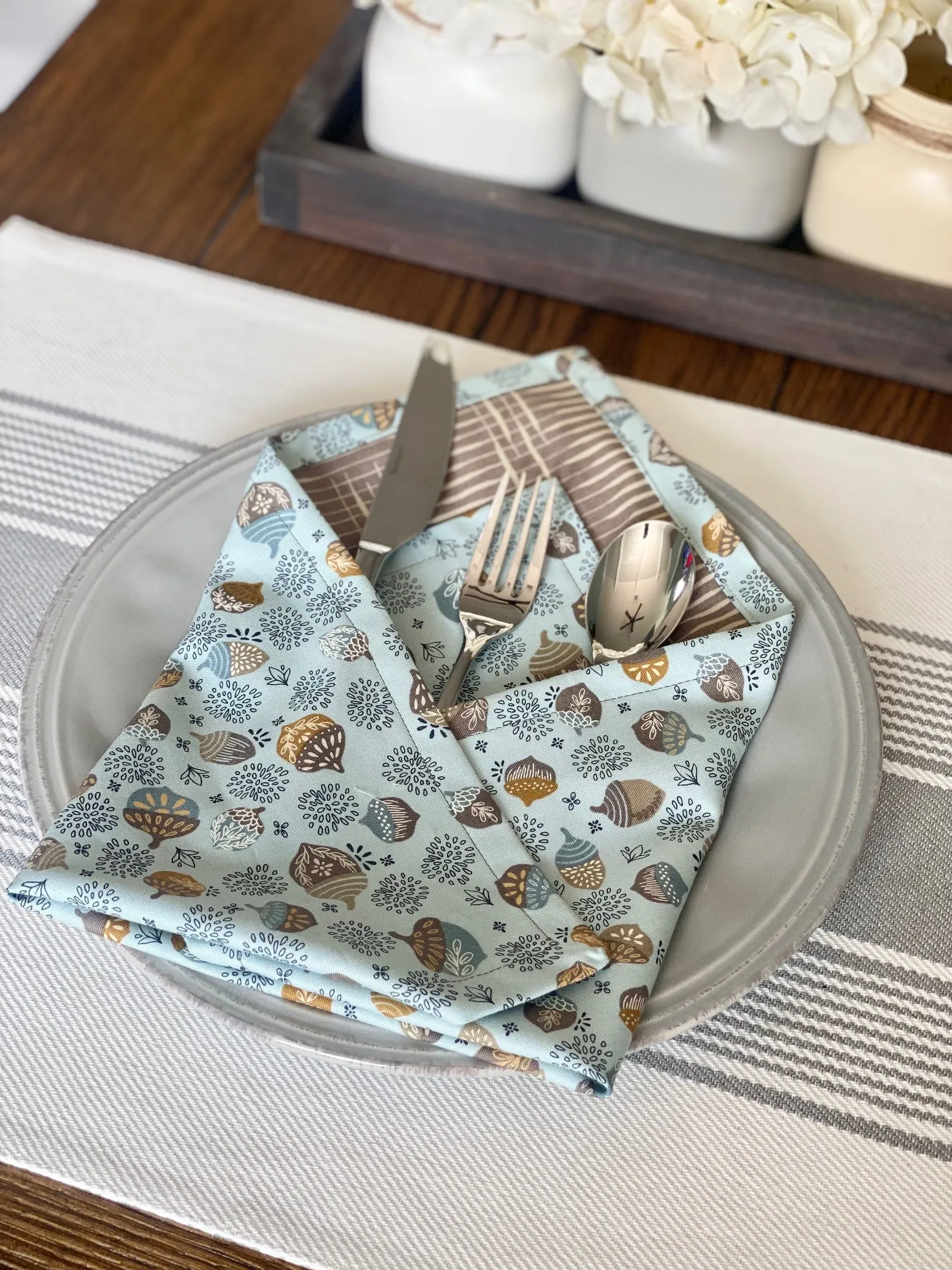 Helpful Heifer Reversible Cloth Napkins